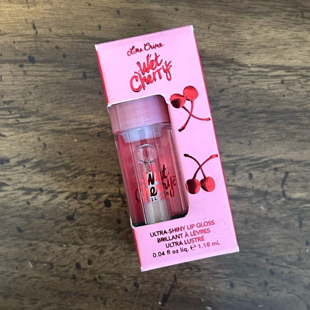 Lime Crime Mini Lip Gloss Cherry Shine, NIB